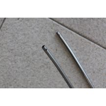 COPPIA GOCCIOLATOIO INOX ACCESSORIO D'EPOCA PER FIAT 850 BERLINA NOS