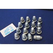 alfetta set 16 pezzi  DADI RUOTA ORIGINALI  ZINCATI NOS