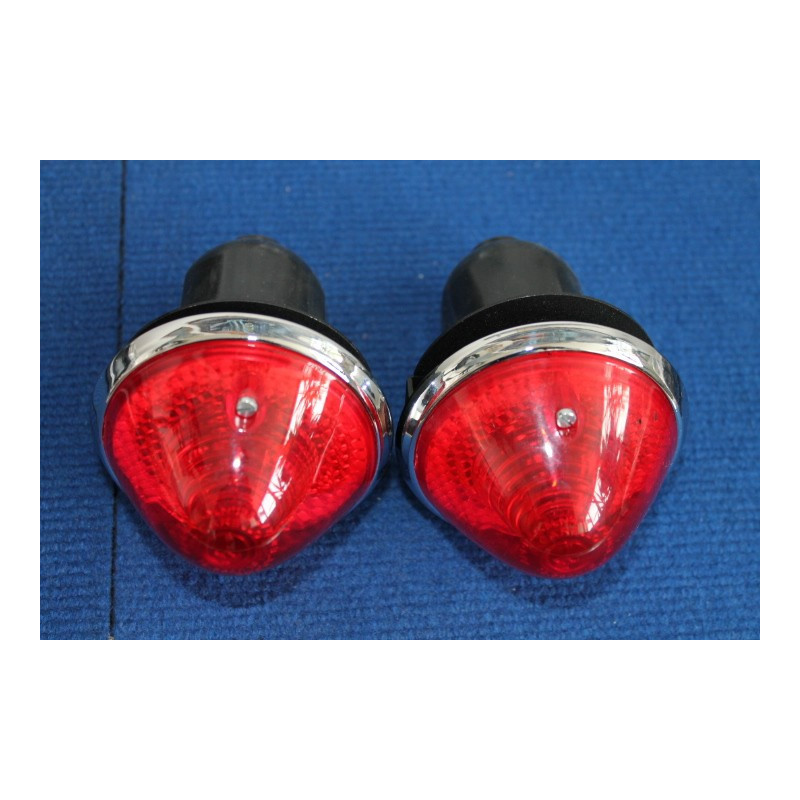 FANALINI POSTERIORI FERRARI + BARCHETTE+FUORISERIE ANNI '50 COPPIA