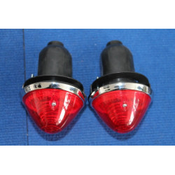 FANALINI POSTERIORI FERRARI + BARCHETTE+FUORISERIE ANNI '50 COPPIA