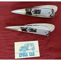 FIAT TOPOLINO 500 C 1 SERIE E GIARDINETTA LEGNO BELVEDERE 1 SERIE LIGHTS OVER FENDERS PAIR ORIGINAL RESTORED WITH GASKET