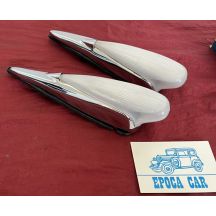 FIAT TOPOLINO 500 C 1 SERIE E GIARDINETTA LEGNO BELVEDERE 1 SERIE LIGHTS OVER FENDERS PAIR ORIGINAL RESTORED WITH GASKET