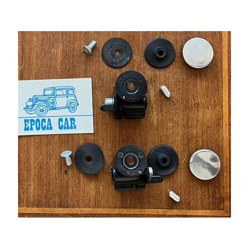 COPPIA PULSANTI SCORRIVETRO  FIAT 850 FAMILIARE (UGUALI SIA DAVANTI CHE DIETRO)  FIAT 900 T POSTERIORI  12 pz. nos