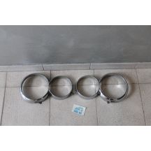 PAIR RINGS CHROMED GIULIA SUPER LEFT NOS RIGHT USED
