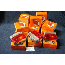 FANALE RETRONEBBIA + RETROMARCIA UNIVERSALE IN PLASTICA CROMATA