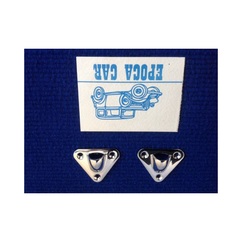 PIASTRINE CROMATE FERMA GANCI HARD TOP LATERALI POSTERIORI COPPIA