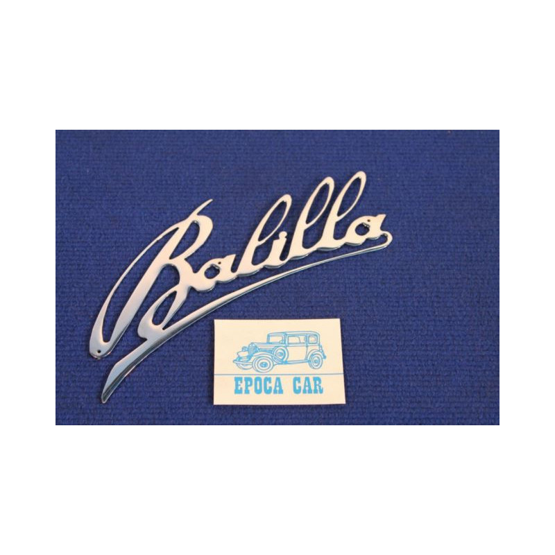 CHROME SCRIPT BALILLA