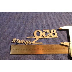 FIAT 850 SUPER METALLO CROMATO