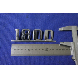 FIAT 1800 METALLO CROMATO IN RILIEVO