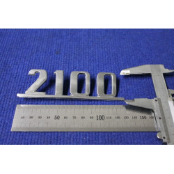 FIAT 2100 METAL CHROME RELIEF