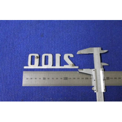 FIAT 2100 METAL CHROME RELIEF