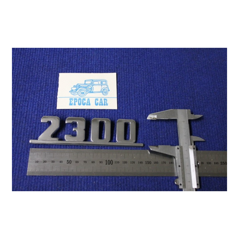 FIAT 2300 METAL CHROME RELIEF