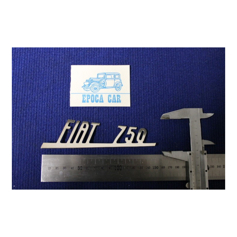 FIAT 750 METALLO CROMATO
