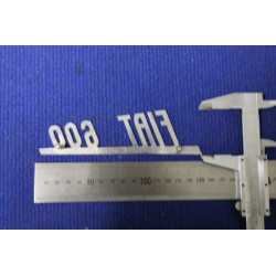 FIAT 600 METAL CHROME