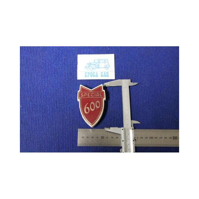 FIAT 600 SPECIAL PLASTIC BADGE