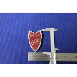 FIAT 600 SPECIAL PLASTIC BADGE