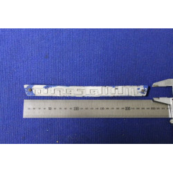 FIAT 1100 SCRITTA IN PLASTICA BLU PER MASCHERINA