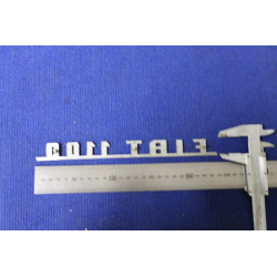 FIAT 1100 METAL CHROME RELIEF