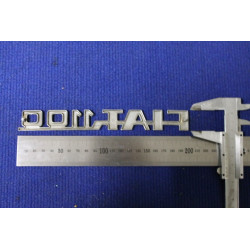 FIAT 1100 METALLO CROMATO IN RILIEVO