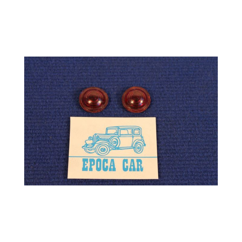 COPPIA LUCCIOLE ROSSE LISCE PER FARI BALILLA 4 MARCE