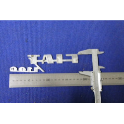 FIAT 1100 METAL CHROME RELIEF