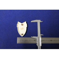 FIAT 750 SPECIAL STEMMA PLASTICA ROSSA