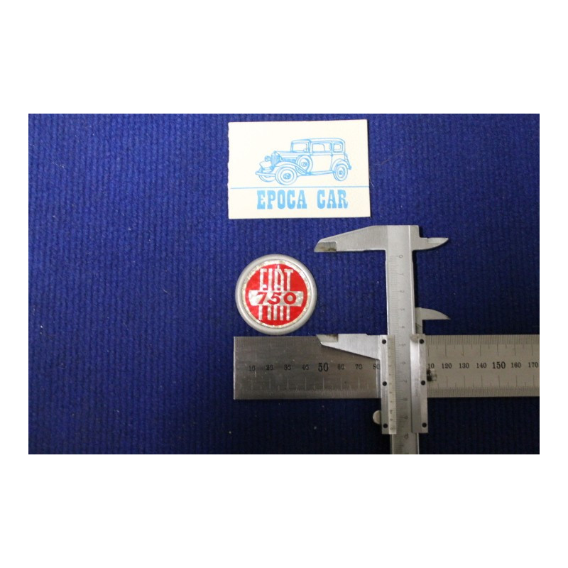 FIAT 750 ALLUMINIUM BADGE