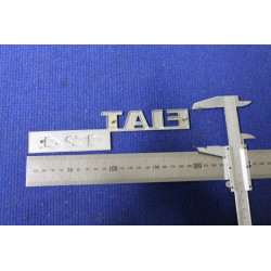 FIAT 124 METAL CHROME