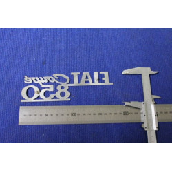 FIAT 850 COUPE' METALLO CROMATO