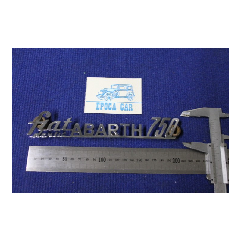 ABARTH FIAT DERNIG 750 METAL CHROME