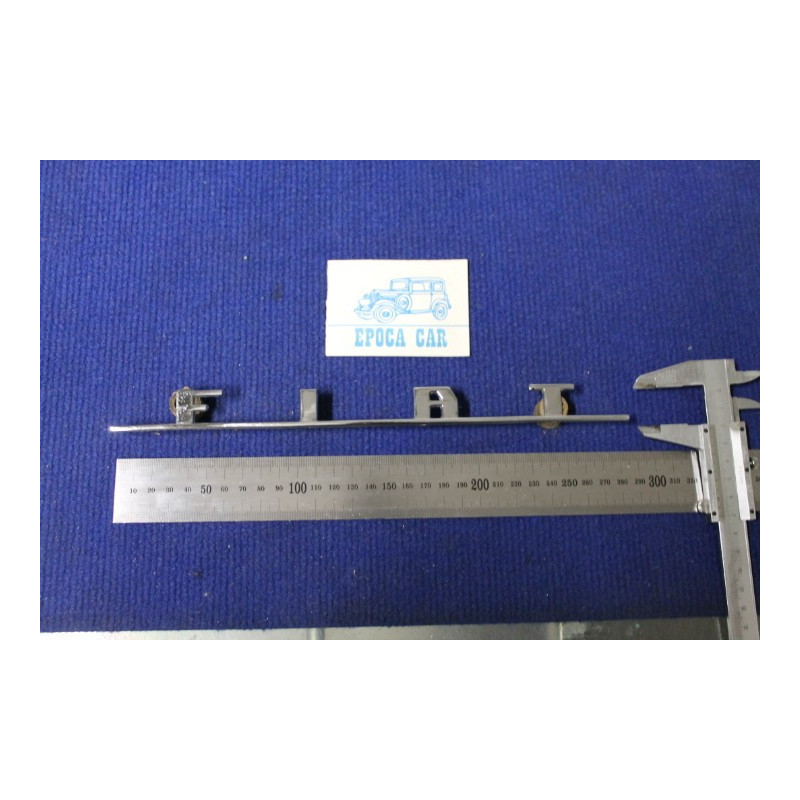 FIAT METALLO CROMATO LUNG. 28,3 IN RILIEVO METALLO CROMATO