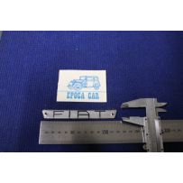 FIAT SCRITTA SU GRIGIO IN PLASTICA