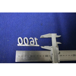 FIAT 124 COUPE'    1600   ( TIPO GRANDE )   METALLO CROMATO