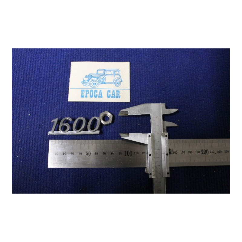 FIAT 124 COUPE'    1600 ( LITTLE TYPE )  METAL CHROME