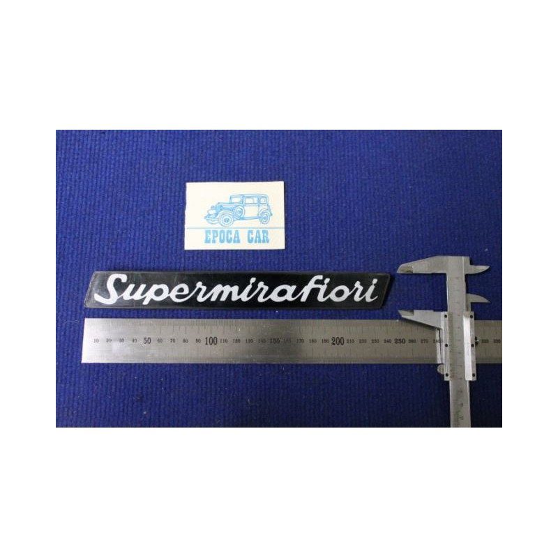 FIAT 131  SUPERMIRAFIORI   PLASTICA NERA