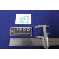 FIAT   1800 CLIMATIZZATA (FONDO NERO)  METALLO CROMATO