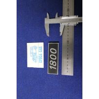 FIAT   1800 (FONDO NERO)  TIPO GRANDE   METALLO CROMATO