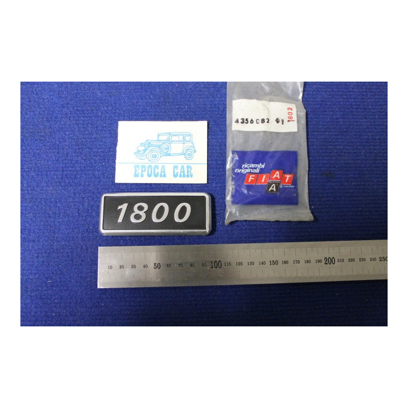 FIAT   1800 (FONDO NERO) TIPO PICCOLO  SPESS. 3 MM METALLO CROMATO
