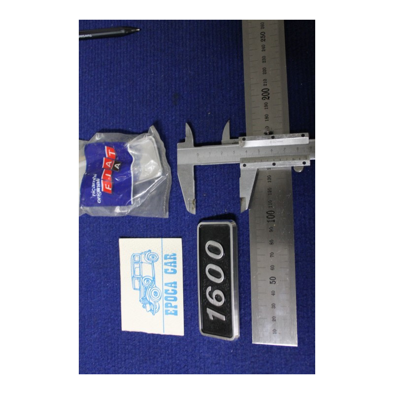 FIAT 131   1600 (FONDO NERO)  METALLO CROMATO