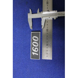 FIAT    1600 (FONDO NERO) METALLO CROMATO