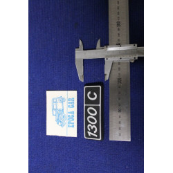 FIAT 128    1300 C (FONDO NERO) METALLO OPACO