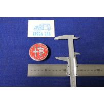 STEMMA FONDO ROSSO IN METALLO CROMATO DIAMETRO 52