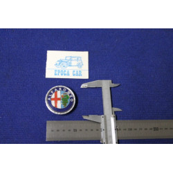 STEMMA IN PLASTICA  DIAMETRO 52 ( SCRITTA BIANCA)