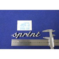 SCRITTA SPRINT METALLO CROMATO SPESS. 2 MM