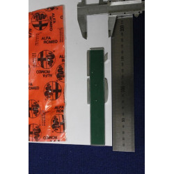 SCRITTA " 75 1.8 "  metallo e plastica