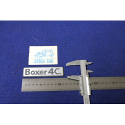 EMBLEM "BOXER 4 C" METAL