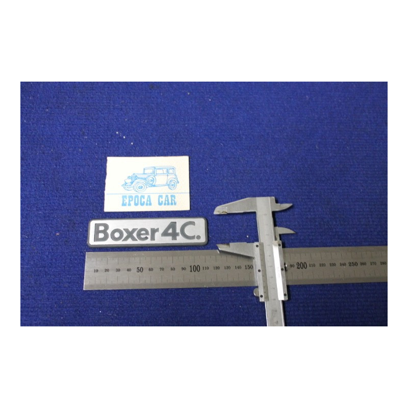 SCRITTA "BOXER 4 C" METALLO OPACO