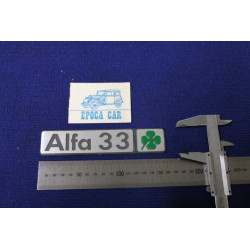 EMBLEM " ALFA 33" METAL