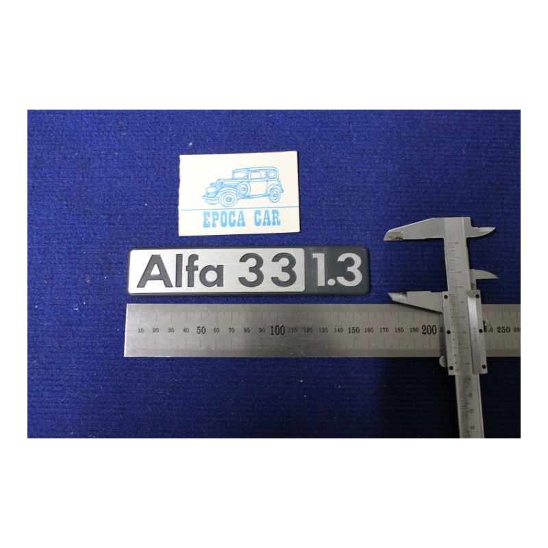 SCRITTA "ALFA 33 1.3"  metallo opaco