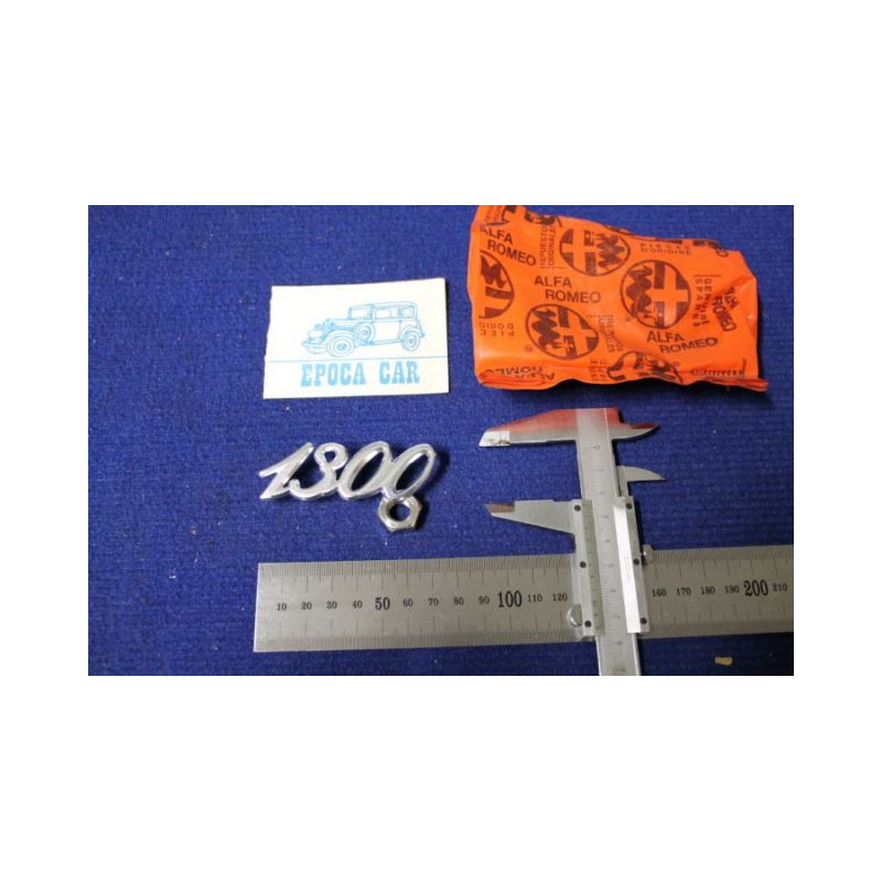 EMBLEM "1300" METAL CHROME